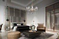 Clear Glass Chandelier L146CE