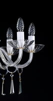 Clear Glass Chandelier L146CE - detail 