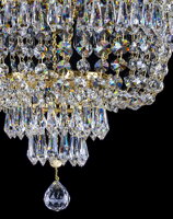 Chandelier cast brass L375CLNT