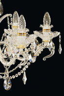 Cut glass crystal chandelier EL665619