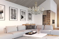 Chandelier crystal luxury EL10118+301PB