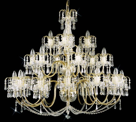 Chandelier with metal arms TX224000021*