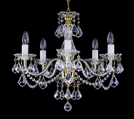 Cut glass crystal chandelier L027CLN