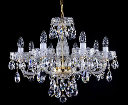Cut Glass Crystal Chandelier L037CLN