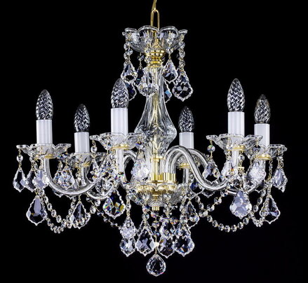 Cut glass crystal chandelier L026CLN