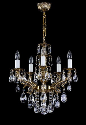 Chandelier brass cast L16142CLN