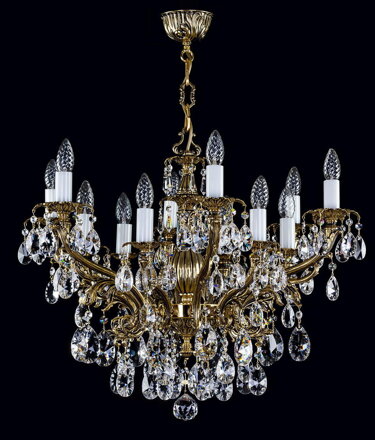 Chandelier brass cast L16145CLN