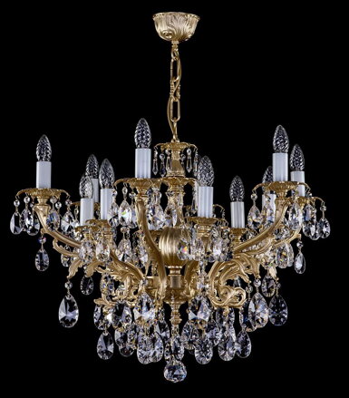 Chandelier brass cast L16148CLN