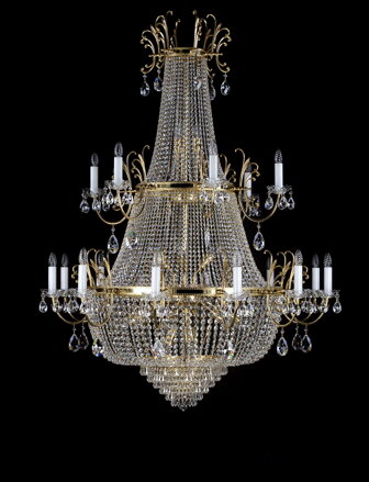 Big chandelier with trimmings L192CLN