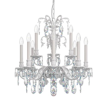 Brass chandelier P4285281RY White*