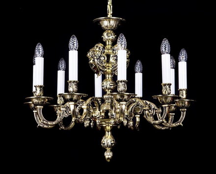 Brass chandelier L391*